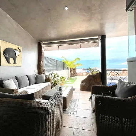 With Bbq, Private Heated Pool In Tenerife South Villa